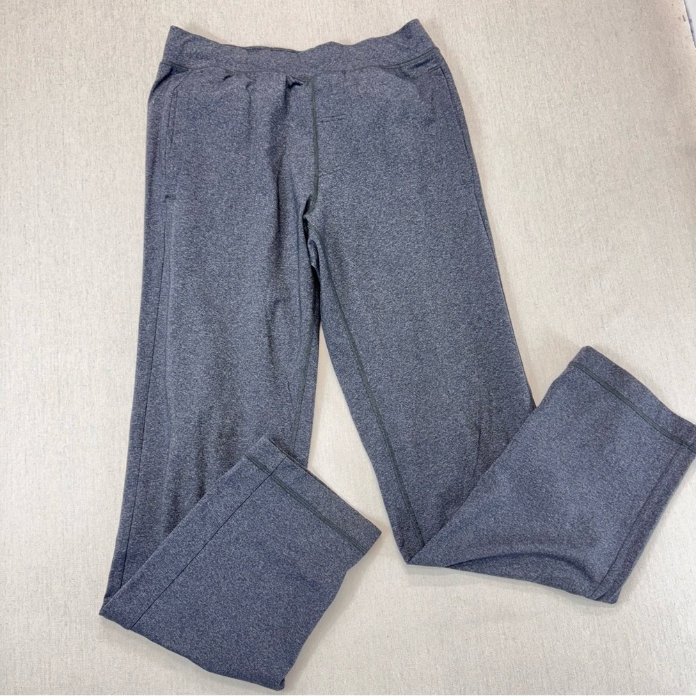 Lululemon Pants Mens Medium Gray Straight Leg Sweatpants Workout Gym Adult